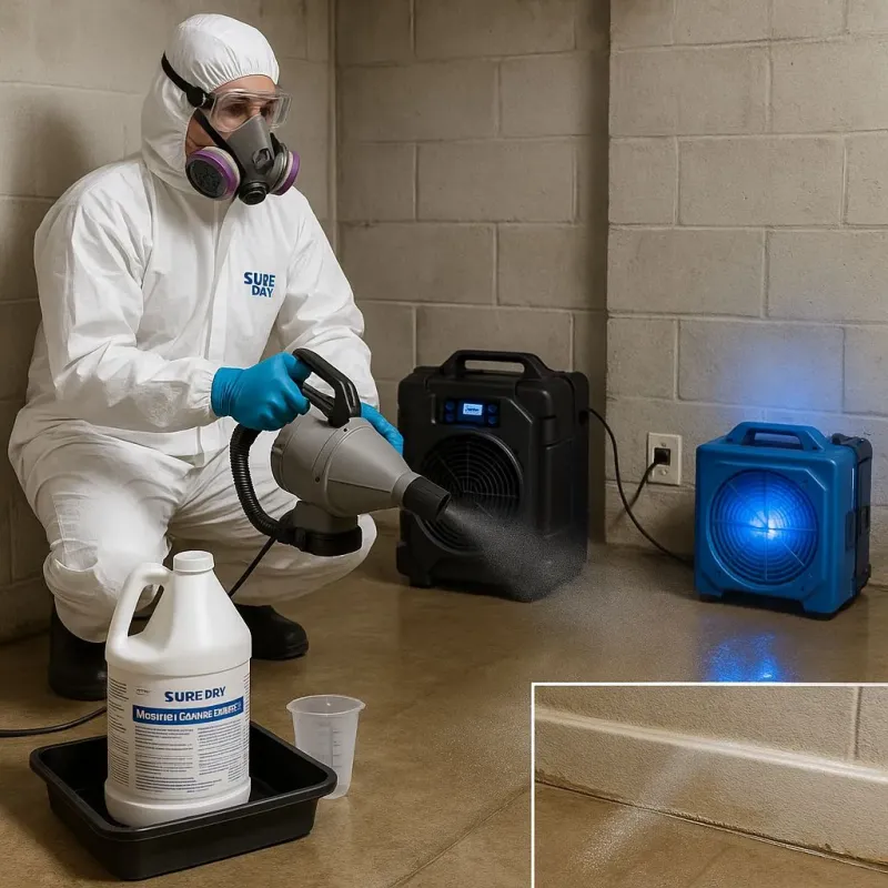 Sanitization and Odor Removal process in Mountville, PA